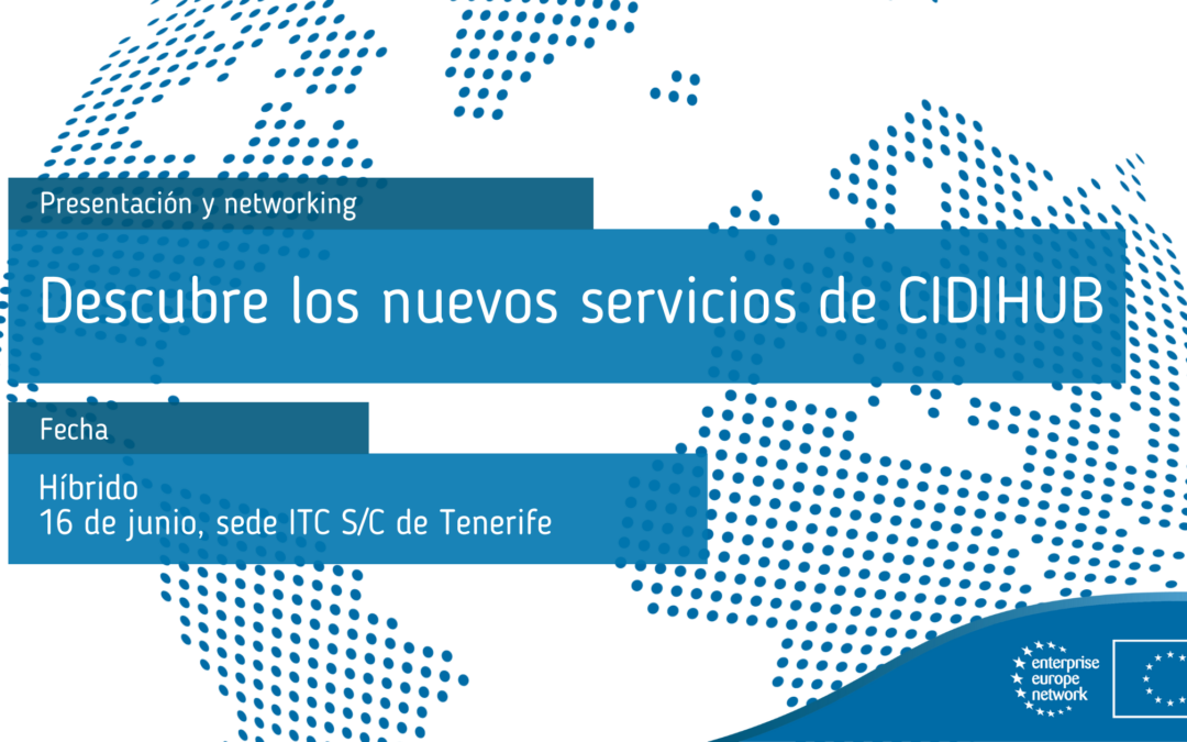 Jornada de presentación – Descubra los nuevos servicios de CIDIHUB