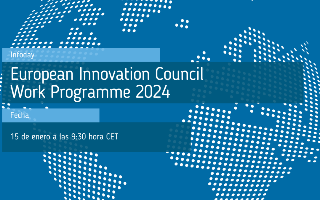 Infoday Online – European Innovation Council Work Programme 2024