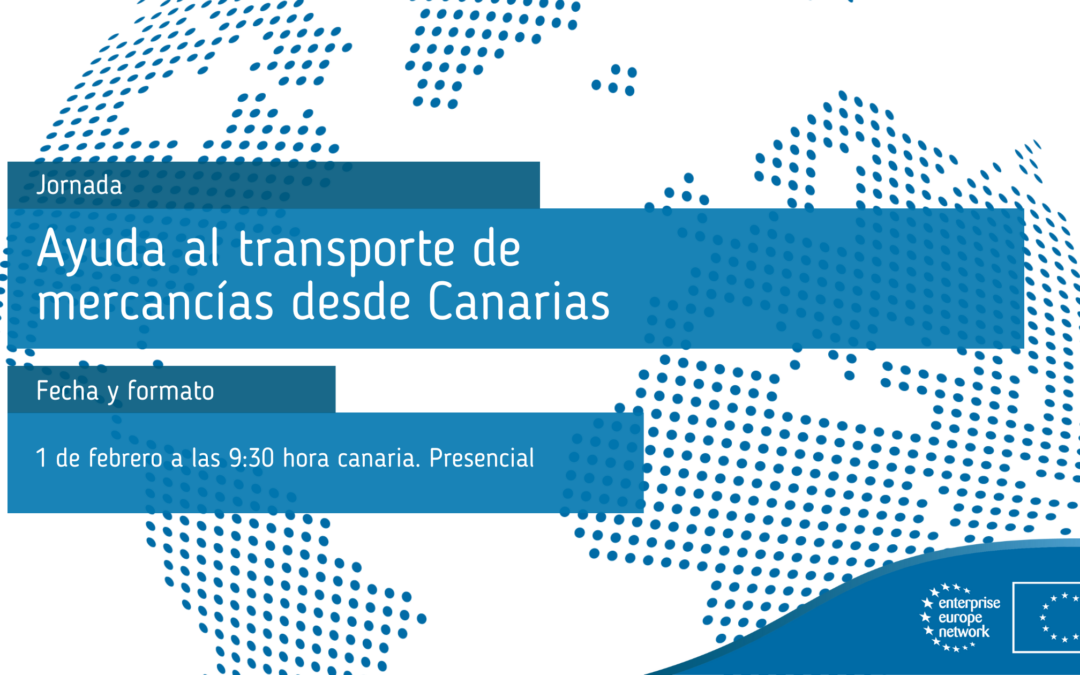 Jornada. Ayuda al transporte de mercancías desde Canarias